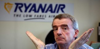 Michael O’Leary: Η Ryanair δεν ενδιαφέρεται να εισέλθει στην αγορά των πακέτων διακοπών
