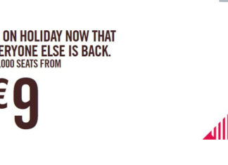 Volotea: 100000 θέσεις από 9€!