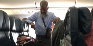 Ρομαντικός σύζυγος στάθηκε 6 ώρες όρθιος σε πτήση