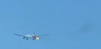 Αναγκαστική προσγείωση αεροσκάφους λόγω φωτιάς