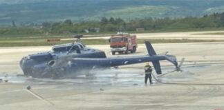 Σκόπια: Συνετρίβη ελικόπτερο του υπουργείου Εσωτερικών