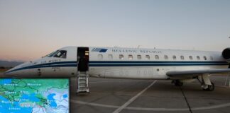 20 λεπτά στον αέρα κράτησε η Τουρκία το αεροσκάφος που μετέφερε τον Δένδια!