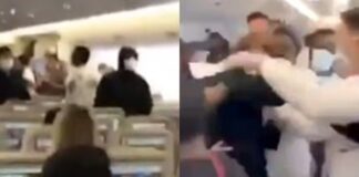 Καβγάς και ξύλο μέσα στο αεροπλάνο από ράπερς