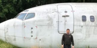 Από εγκαταλελειμμένο Boeing 737… τροχόσπιτο