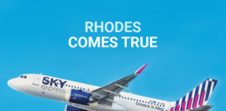 H SKY express ανοίγει τα φτερά της στη Ρόδο