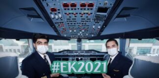 Η Emirates πραγματοποίησε μία ειδικά σχεδιασμένη εορταστική πτήση