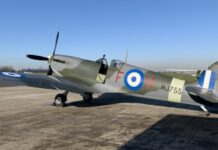 Σπιτφάιρ MJ755: Επιστρέφει την Πέμπτη στην Ελλάδα το θρυλικό αεροσκάφος του Β’ ΠΠ