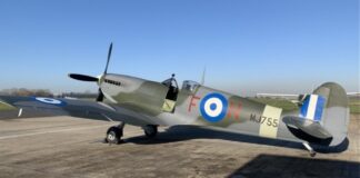 Σπιτφάιρ MJ755: Επιστρέφει την Πέμπτη στην Ελλάδα το θρυλικό αεροσκάφος του Β’ ΠΠ