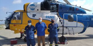 Έφθασε στη Ρόδο το πυροσβεστικό ελικόπτερο τύπου Καμόφ