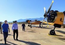 Λαμία: Κατέφθασαν 2 πυροσβεστικά αεροσκάφη PZL M18 DROMADER