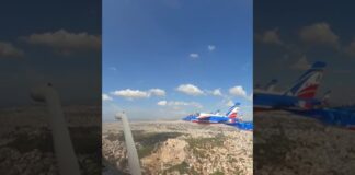 Στο κόκπιτ του Rafale: Κατέγραψε την πτήση πάνω από την Αθήνα