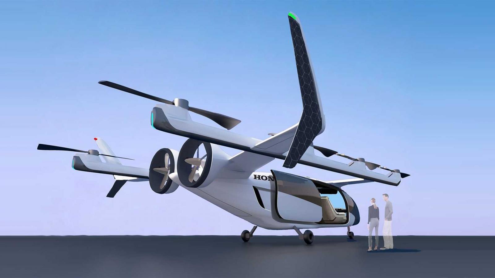 honda-evtol-hybrid-aircraft