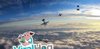 Βίντεο: Αεροπλάνο με απώλεια στήριξης και κατευθύνεται σε αλεξιπτωτιστές