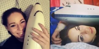 Γυναίκα ερωτεύτηκε… ένα πλαστικό αεροπλάνο