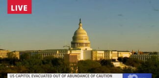 Καπιτώλιο: Εκκενώθηκε λόγω πιθανής απειλής από αεροσκάφος