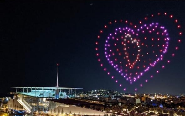 DRONE SHOW SNF NOSTOS FESTIVAL 2022 - INΣ
