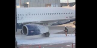 Αεροπλάνο της British Airways έπιασε φωτιά στο αεροδρόμιο της Κοπεγχάγης