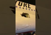 Αεροπλάνο της Emirates πέταγε για 14 ώρες με μια τρύπα στη μία του πλευρά