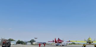Επιχειρήσεις αεροπυρόσβεσης στον Κρατικό Αερολιμένα Αλεξανδρούπολης