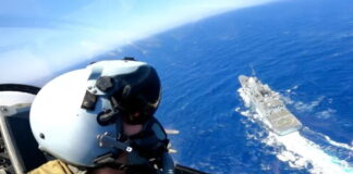 Συνεκπαίδευση αεροσκαφών της Πολεμικής Αεροπορίας με τη γαλλική φρεγάτα «FS Provence»