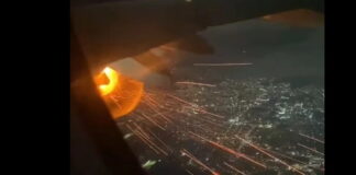 Τρόμος σε πτήση προς το Λος Άντζελες: Πήρε φωτιά ο κινητήρας