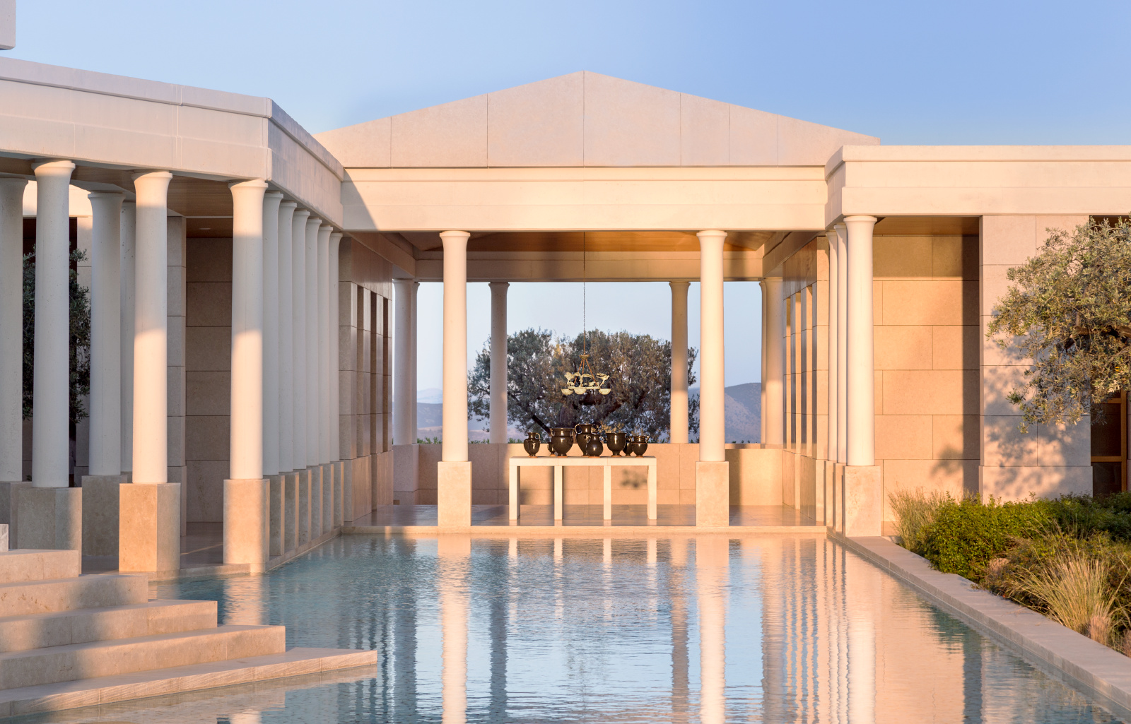 Amanzoe, Greece - Arrival pavilion