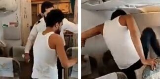 Επιβάτης κλωτσάει με μανία παράθυρο αεροπλάνου εν πτήσει