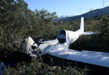 Πτώση μονοκινητήριου αεροπλάνου στο ύψος της Υλίκης – Νεκρός ο πιλότος