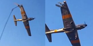 Η στιγμή που αεροσκάφος στην Αργεντινή προσκρούει σε κεραία