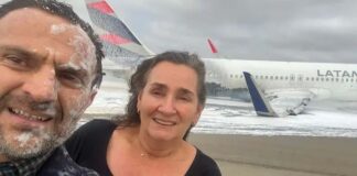 Viral η σέλφι ζευγαριού που επέζησε από αεροπορικό ατύχημα