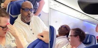 Ανδρας σε πτήση φωνάζει σε μωρό επειδή κλαίει!