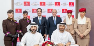 Emirates και Etihad Airways επεκτείνουν τη συνεργασία τους
