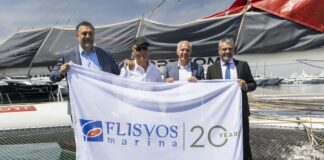 Το Trimaran IDEC SPORT επισκέπτεται την Μαρίνα Φλοίσβου