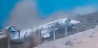 Βίντεο από τη συντριβή του αεροσκάφους στη Σομαλία