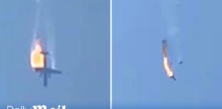 Βίντεο με την κατάρριψη ρωσικού αεροσκάφους από τη Wagner