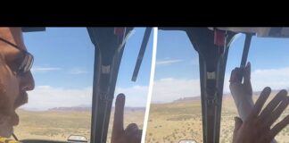 Εξαλλος ο πιλότος ελικοπτέρου με τουρίστρια: «Μην το τραβάς, θα μας σκοτώσεις»