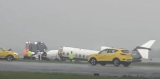 Συντριβή Learjet κατά την προσγείωση στο αεροδρόμιο της Βομβάης