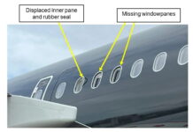 Ελειπαν… δύο παράθυρα από αεροπλάνο-Το κατάλαβαν εν πτήσει