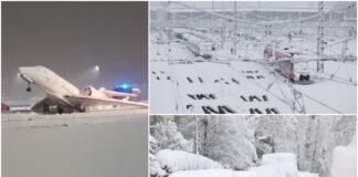 Χιονοθύελλα σάρωσε το αεροδρόμιο του Μονάχου-Χιλιάδες επιβάτες εγκλωβίστηκαν