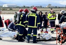 Με επιτυχία ολοκληρώθηκε η προγραμματισμένη άσκηση μερικής κλίμακας στο αεροδρόμιο Χανίων