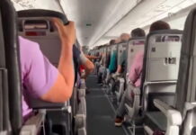 Αεροπλάνο πέφτει σε αναταράξεις-Επιβάτες ουρλιάζουν, αντικείμενα πέφτουν