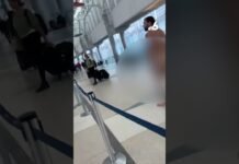 Αντρας κυκλοφορεί γυμνός στο αεροδρόμιο της Φλόριντα