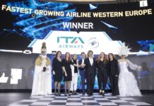 ΙΤΑ Αirways: Βραβείο της ταχύτερα αναπτυσσόμενης αεροπορικής στη Δυτική Ευρώπη