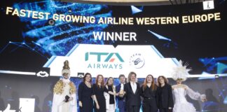 ΙΤΑ Αirways: Βραβείο της ταχύτερα αναπτυσσόμενης αεροπορικής στη Δυτική Ευρώπη