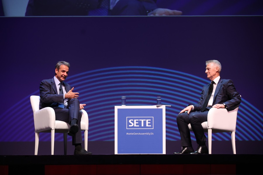 Gen Assembly SETE 2024 - Kyriakos Mitsotakis, Primeminister - Yiannis Paraschis, President SETE