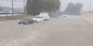 Χάος στο αεροδρόμιο Σον Σαντ Χοάν της Μαγιόρκα λόγω καταιγίδας