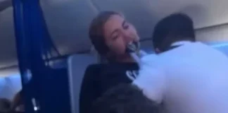 Γυναίκα δάγκωσε και έκοψε κομμάτι από στολή αεροσυνοδού