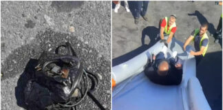 Ηράκλειο: Η στιγμή που οι επιβάτες εγκαταλείπουν το αεροπλάνο μετά την έκρηξη