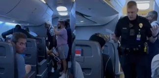 Επιβάτης χτύπησε τη γυναίκα του σε πτήση