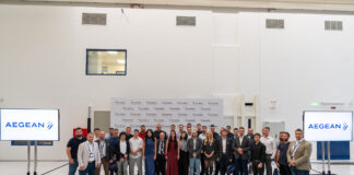 H πρώτη αποφοίτηση υπότροφων Μηχανικών Αεροσκαφών από το Πρόγραμμα Υποτροφιών της AEGEAN